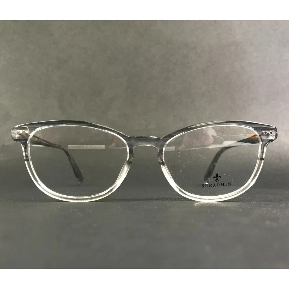 Seraphin Eyeglasses Frames WARWICK/8054 Manhattan Blue Fade Cat Eye 51-17-145